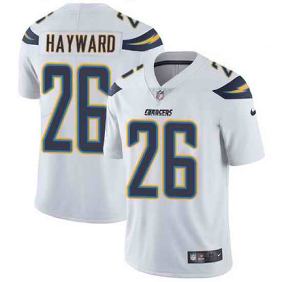Nike Chargers #26 Casey Hayward White Mens Stitched NFL Vapor Untouchable Limited Jersey